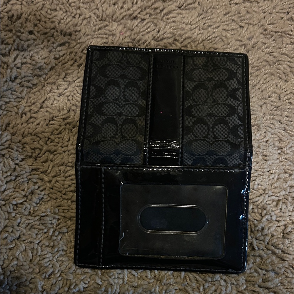 Black And Gray Patterned Wallet - image 2